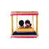 Giri Young Couple Oonjal Plastic Golu Bommai
