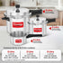 Prestige Popular Aluminium Staight Wall Outer Lid Pressure Cooker 5 L Combo
