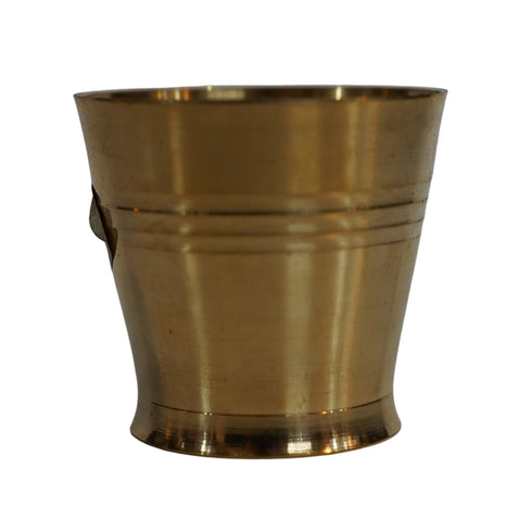 Pure Brass Small Pooja/Bhog Glass | Pack of 4