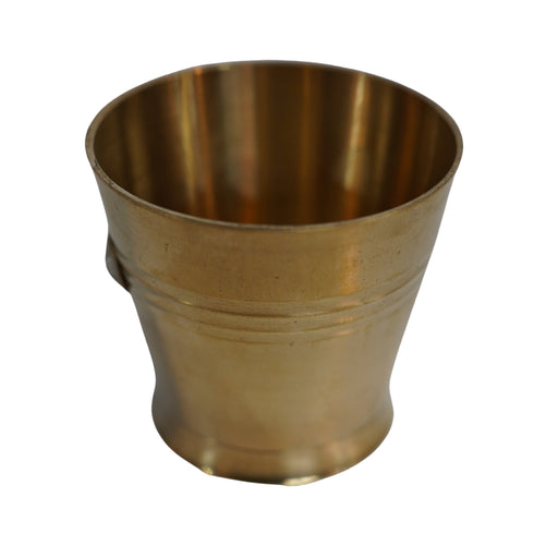Pure Brass Small Pooja/Bhog Glass | Pack of 4
