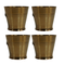 Pure Brass Small Pooja/Bhog Glass | Pack of 4