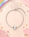 Meera Jaipur Classic Snoopy Silver Bracelet