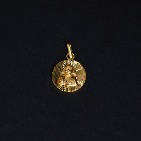 22 Carat Gold Sai Baba Design Locket 3.54g by Mahita Collections