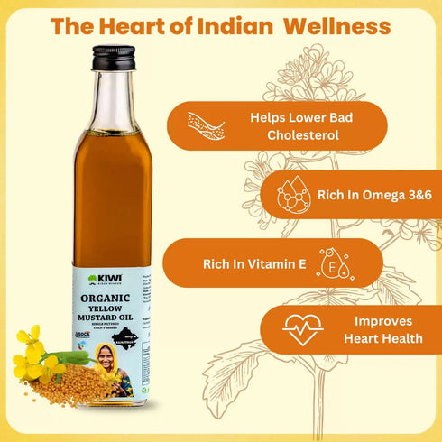 Kiwi Organic Yellow Mustard Oil