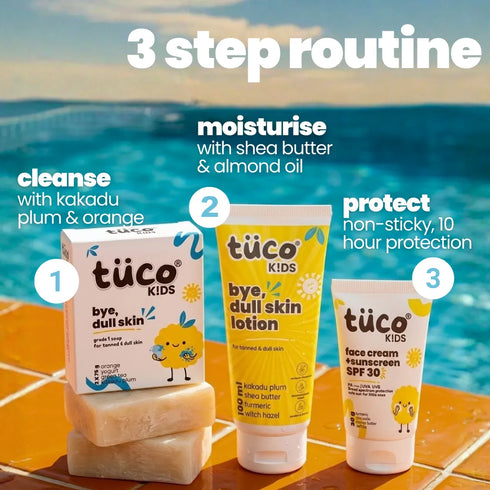 Tuco 3in1 Dull Skin Kit for Kids SPF 30