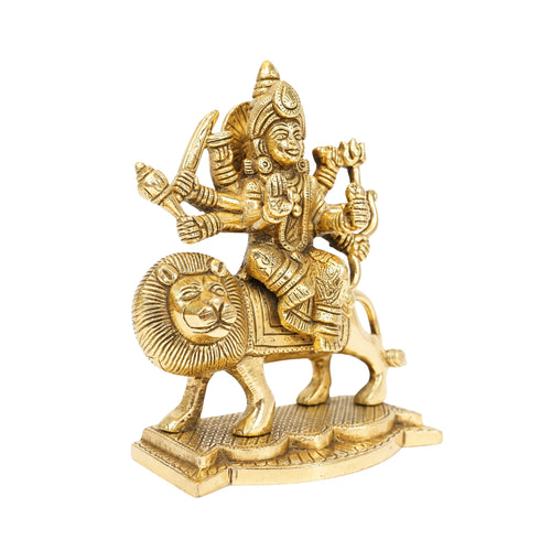 Brass Goddess Durga Decorative Murti Idol 1522g