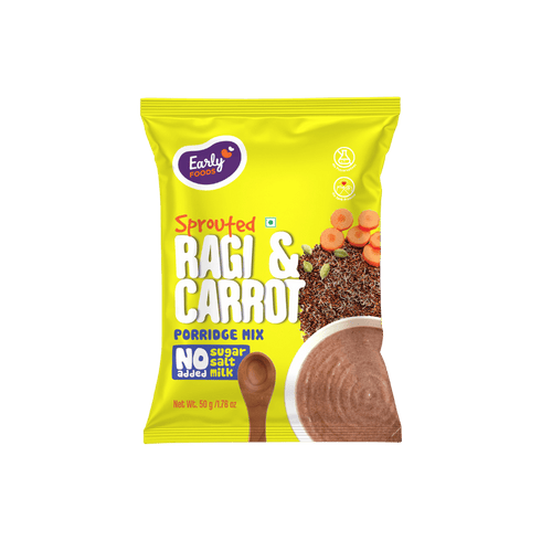 Early Foods Trial Pack Sprouted Ragi Carrot Porridge Mix