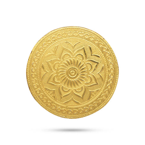 Giri 2 Pcs Wooden Manai Palagai Round Chowki For Pooja