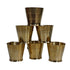 Pure Brass Small Pooja/Bhog Glass | Pack of 6