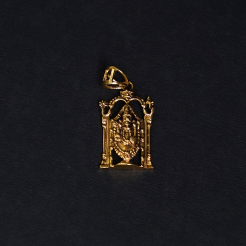 22 Carat Gold Venkateswara Swamy Locket 4.66g by Mahita Collections