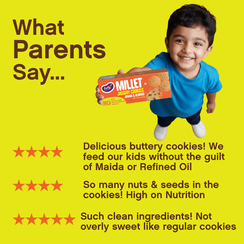 Early Foods Jowar Almond Jaggery Cookies