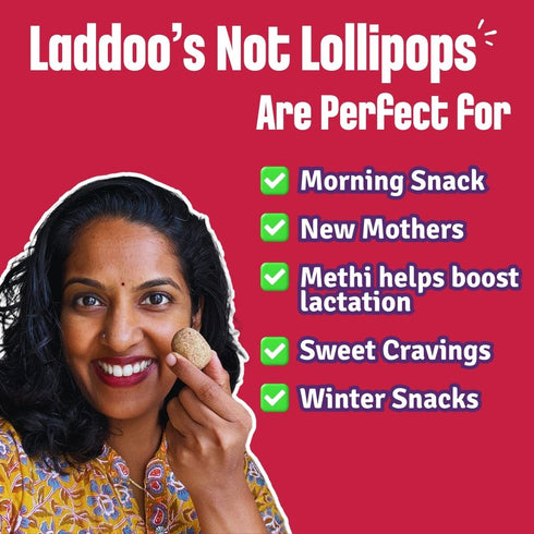 Early Foods Methi Seeds A2 Ghee Laddoos
