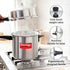 Prestige Popular Virgin Aluminium Precision Weight Valve Pressure Cooker 12 L Silver