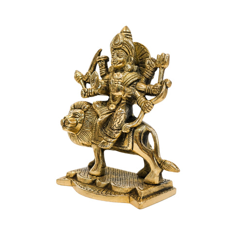 Brass Goddess Durga Decorative Murti Idol 1522g