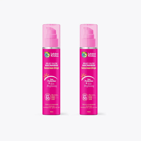 Lakshmi Krishna Naturals Milky Glow Niacinamide Sunscreen Drops