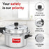 Prestige Popular Plus Svachh Virgin Aluminium Spillage Control Pressure Cooker 4 L Silver