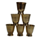 Pure Brass Small Pooja/Bhog Glass | Pack of 6