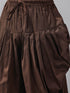 Vastramay Men's Green And Coffee Silk Blend Sherwani Set