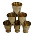 Pure Brass Small Pooja/Bhog Glass | Pack of 6