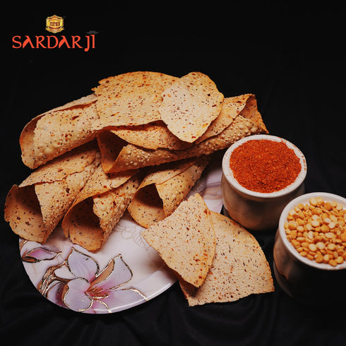 Sardar Ji Papad Chana Papad