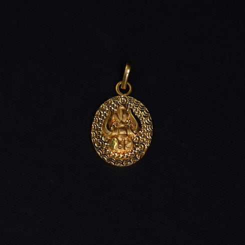 22 Carat Gold Trishul Locket 3.66g by Mahita Collections
