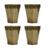 Pure Brass Small Pooja/Bhog Glass | Pack of 4