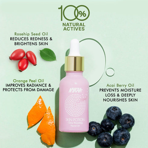 Nykaa Naturals Glow Boosting Face Oil Serum