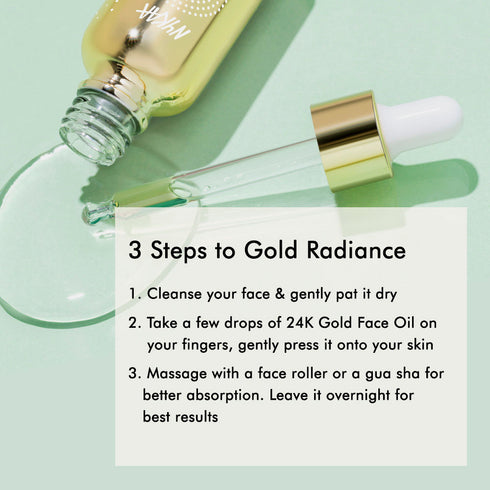 Nykaa Naturals Skin Potion 24K Gold Collagen Boosting Face Oil Serum