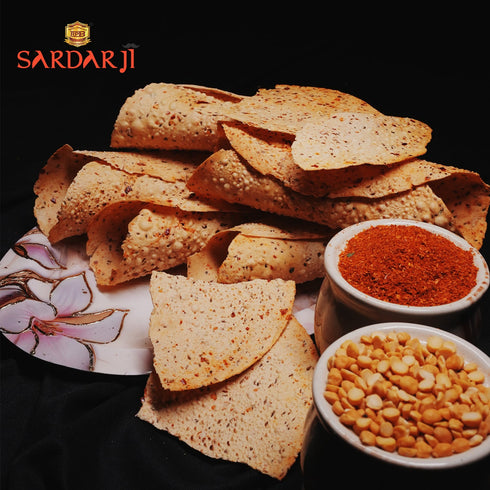 Sardar Ji Papad Chana Papad