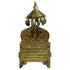 Pure Brass Singhasan with Chatra for idols