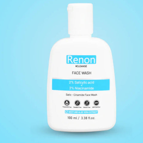 Renon 2% Salicylic acid and 2% Niacinamide Face wash