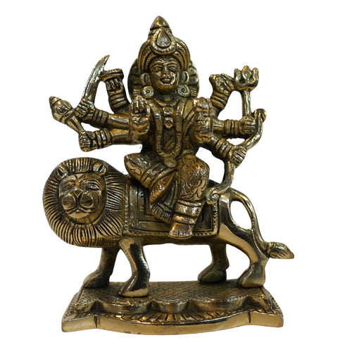 Brass Goddess Durga Decorative Murti Idol 1522g
