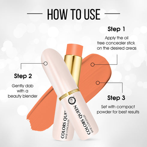 Colors Queen Perfect Oil Free Base Concealer | 8 Gram