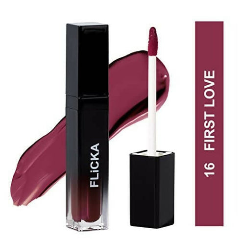 FLiCKA Set and Attack Liquid Matte Lipstick 16 First Love | Nude