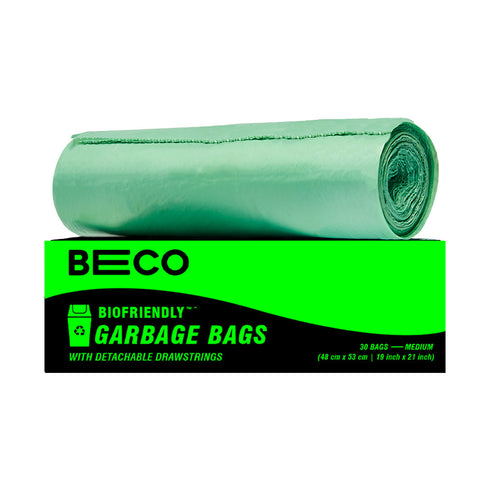 BECO Biofriendly Garbage Bags Medium 30 bags/roll pack of 6