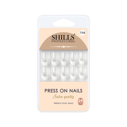 Shills Professional Press On Nail Arts Oval(SPN708-SPN720)