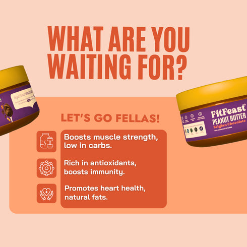Fitfeast Belgian Chocolate Peanut Butter 150g