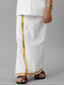 Ramraj Cotton Boys Readymade Single Layer White Dhoti