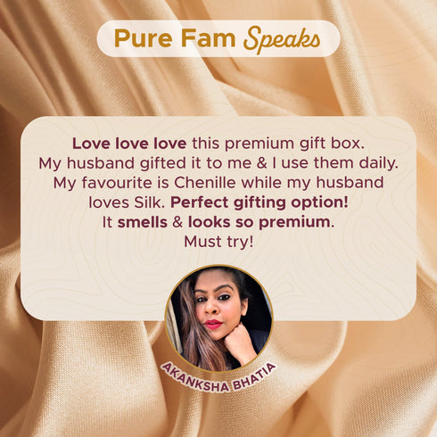 PureSense Opulence Perfume Gift Set (Silk x Velvet x Satin x Chenille)