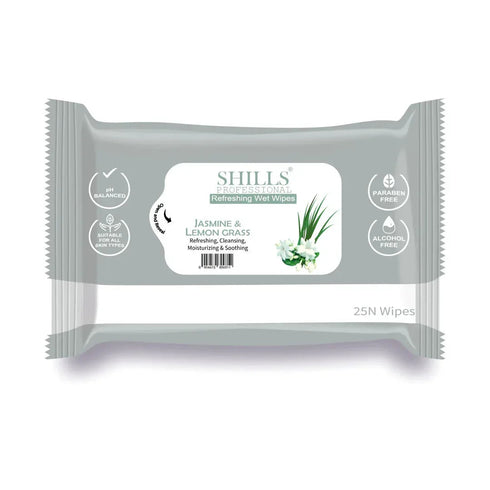 Shills Professional Wet Wipes Jasmine & Lemon