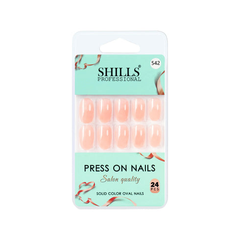 Shills Professional Glossy Solid Color Nails Oval(SPN527-SPN552)