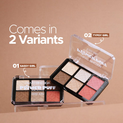Hilary Rhoda Power Puff Palette | Sassy Girl, Typsy Girl