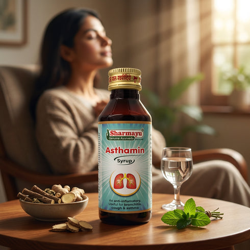Sharmayu Ayurveda Asthamin Syrup