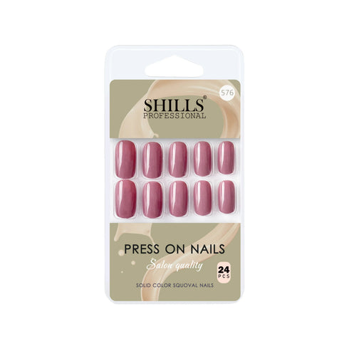 Shills Professional Glossy Solid Color Nails Square(SPN553-SPN578)