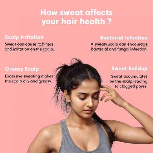 The Earth Collective Workout Hair Care Duo Quick Wash Leave In Serum Sweat Removal & Anti Dryness