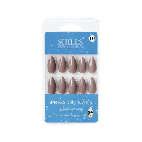 Shills Professional Glossy Solid Color Nails Sharp Almond(SPN631-SPN656)