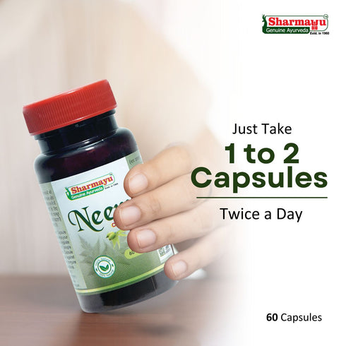 Sharmayu Ayurveda Neem Capsules