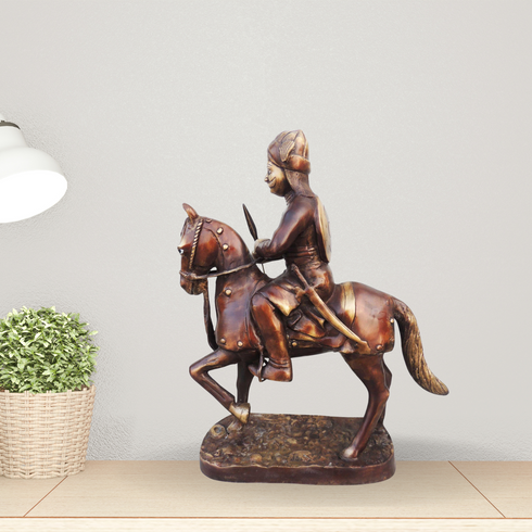 Brass Maharana Pratap Statue 16.4Kg
