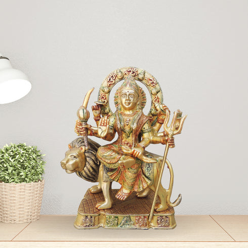 Brass Durga Ji Goddess Idol Statue 6Kg