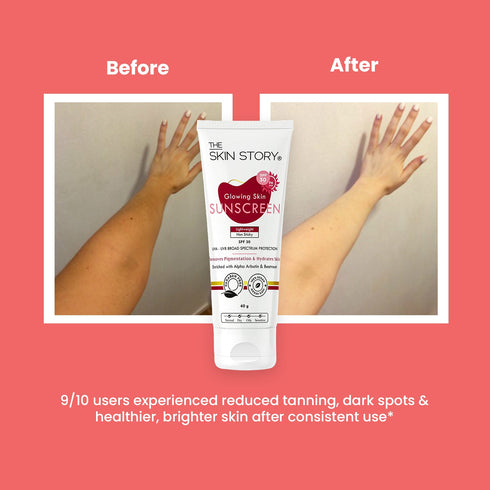 The Skin Story Glow Sunscreen SPF 30 PA++